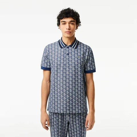LACOSTE POLO JACQUARD MC (DH1417)