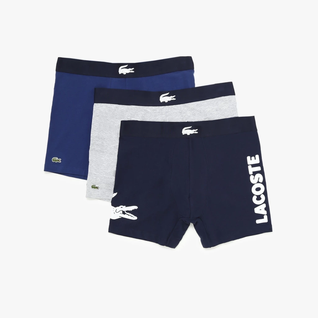 LACOSTE PACK DE 3 BOXER LONGS (6H9844)