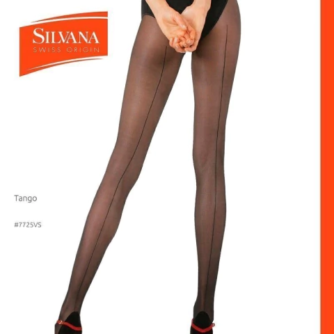 SILVANA TANGO: SLIP MEDIA FINA CON LYCRA Y CON C (7835T)