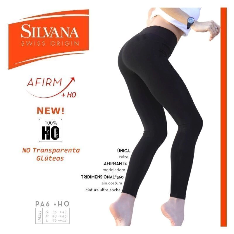 SILVANA AFIRM +HO: CALZA NO TRANSPARAENTA GLUTEOS TRID360® AFIRMANTE (PA6)