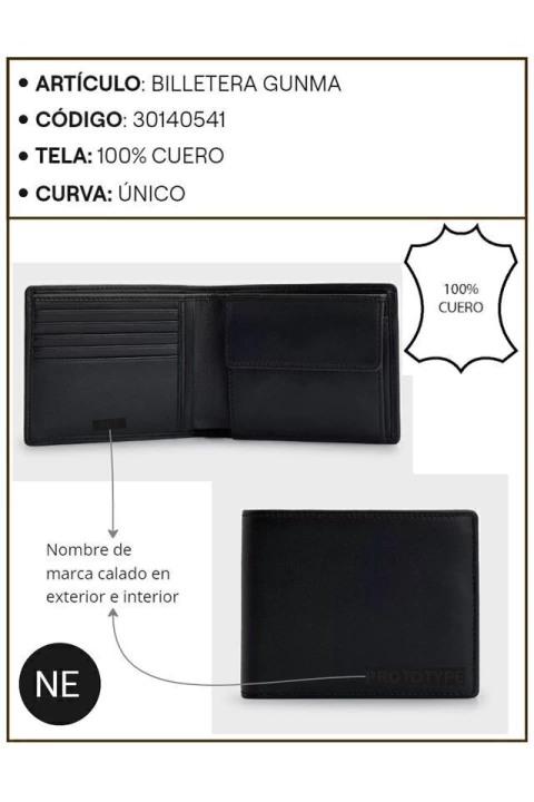 PROTOTYPE BILLETERA GUNMA (30140541)