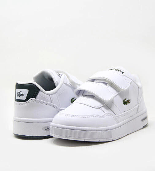 LACOSTE T-CLIP 0121 1 SUI WHT/DK GRN (742SUI0004)