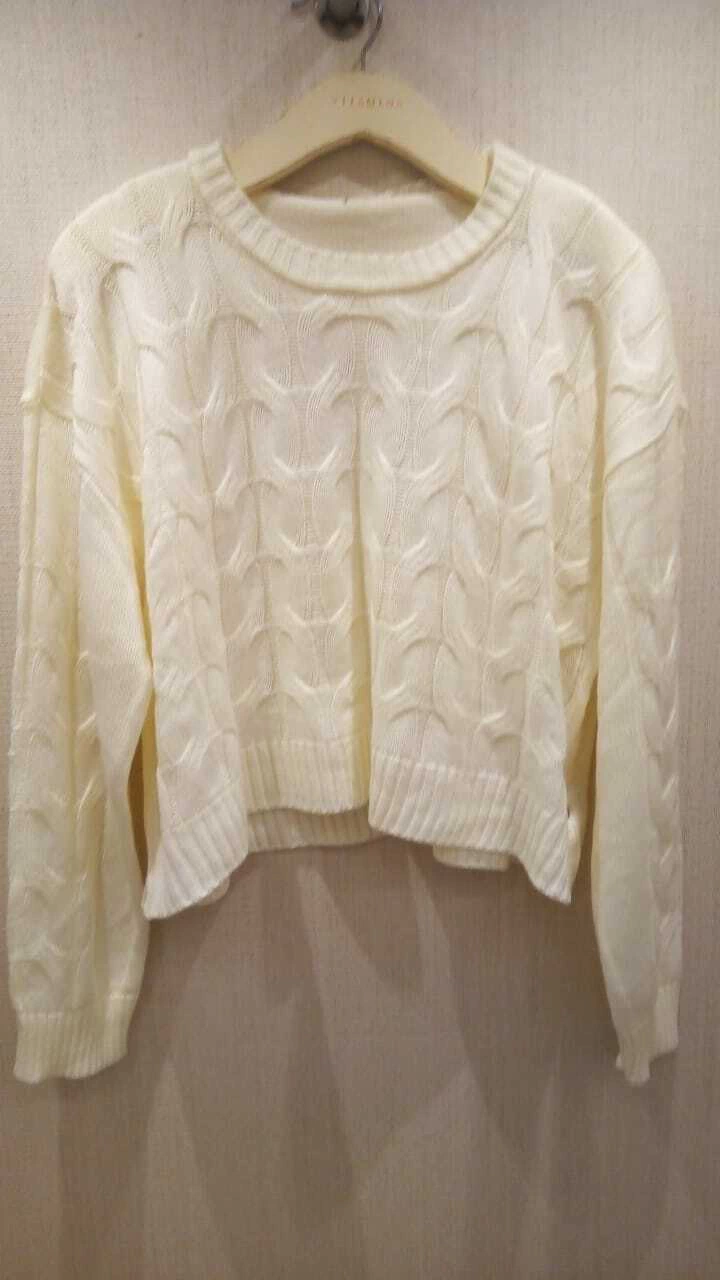 JUANA SWEATER CATALINA CUELLO REDONDO CON OLA (SWE-JFY1000)