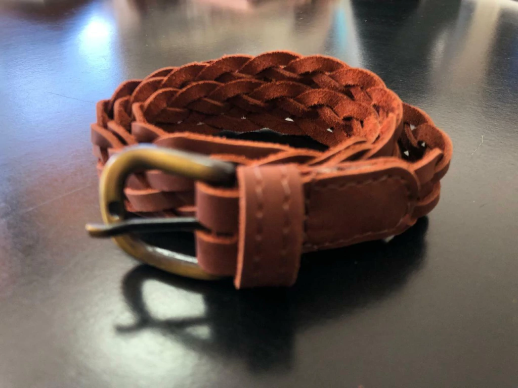 CINTURON CUERO TRENZADO (O-BASICT)