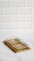 COPETINERO DE VIDRIO CON BASE DE BAMBOO - Tego