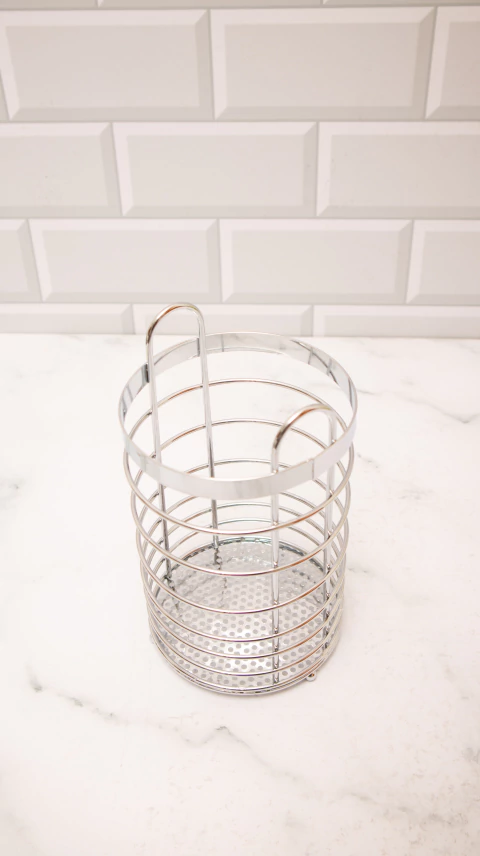 Cubiertero redondo cromado - Meteora SAS - comprar online