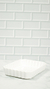 FUENTE RECTANGULAR BORDE ONDULADO GR30*21*5CM BLANCO