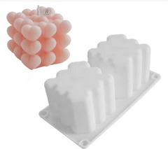 Molde de Silicona Corazón x 2