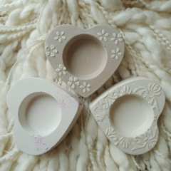 Porta Velas Resina Mineral x 3 - comprar online