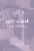 Gift card por $2500