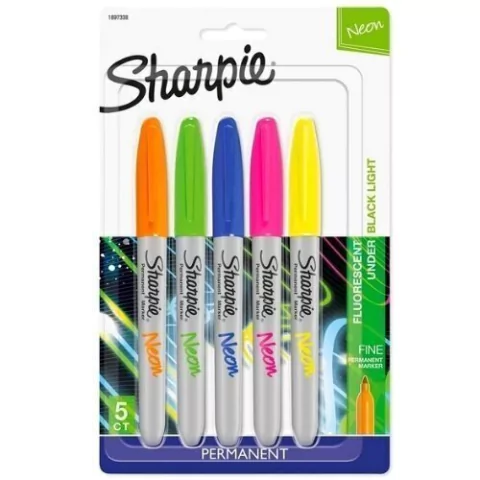 Marcadores Sharpie Neón x5