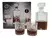 Set 6 vasos de whisky con botella