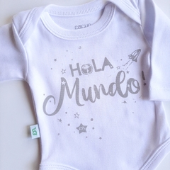 Body HOLA MUNDO! Gris 2da selección en internet