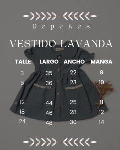 VESTIDO LAVANDA - tienda online
