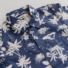 CAMISA HAWAI AZUL