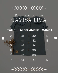 CAMISA LIMA CRUDO - tienda online