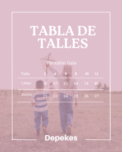PANTALON GALA flor - tienda online