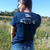 Remera "pesca con devolución" azul niños en internet