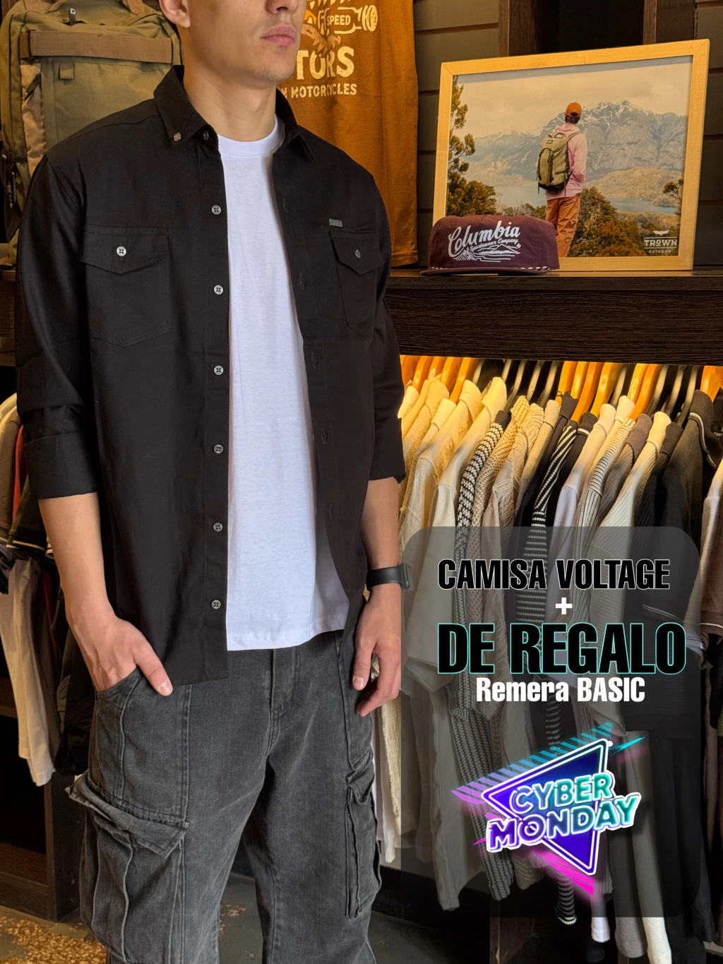 Camisa VOLTAGE Black