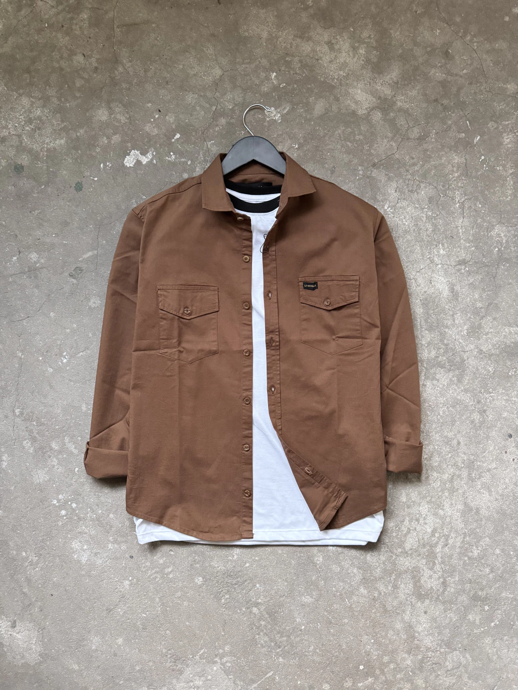 Camisa HIGHWAY MARRON