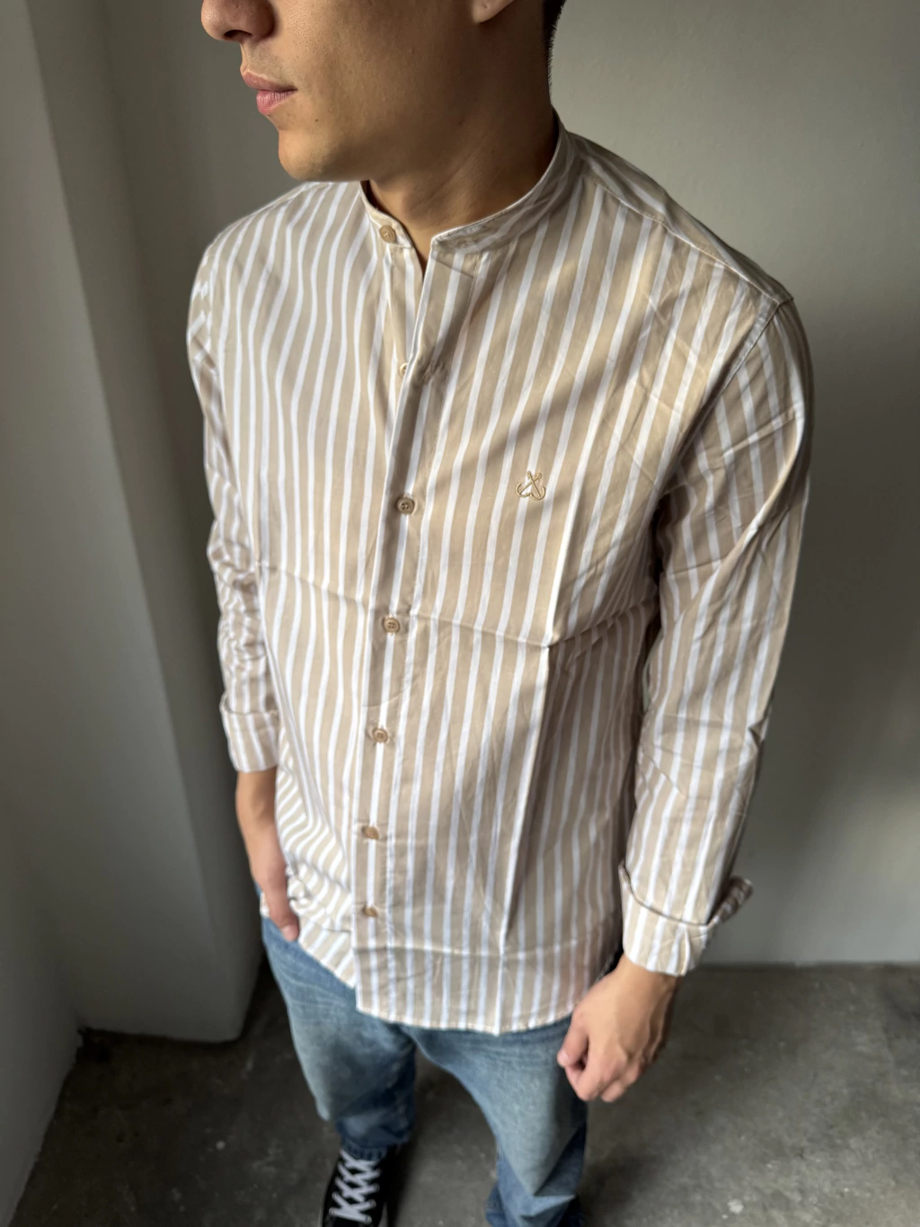 Camisa MHAO LR Beige