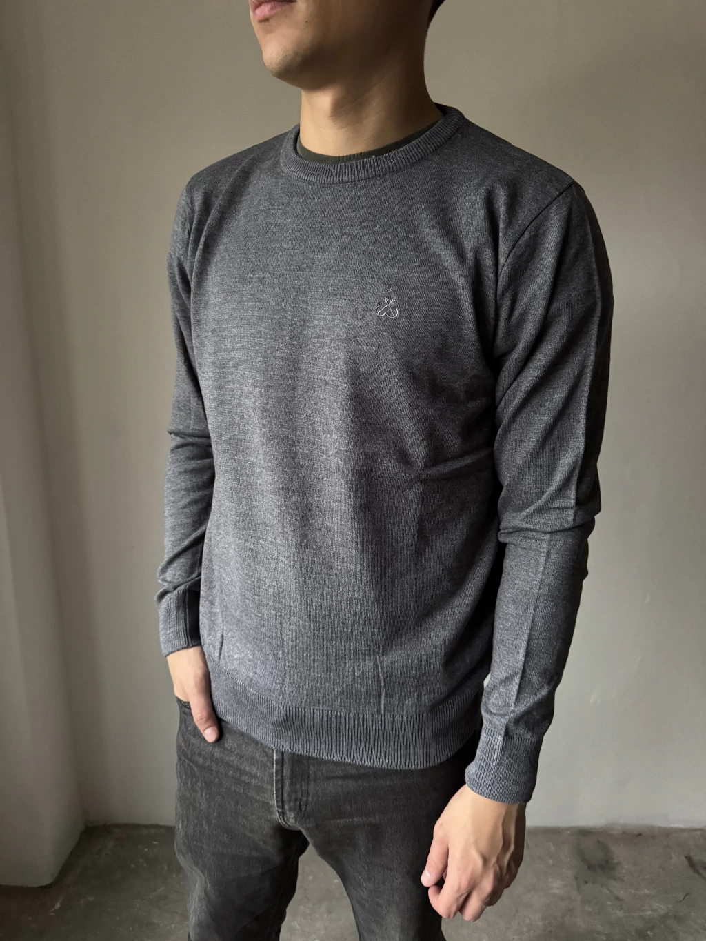 Sweater LR Soft Grey