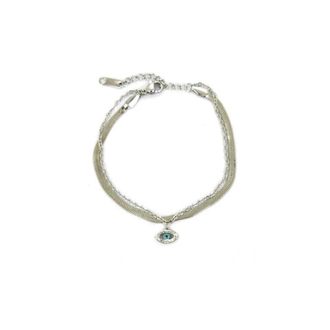 Pulsera con dije ojo turco - comprar online