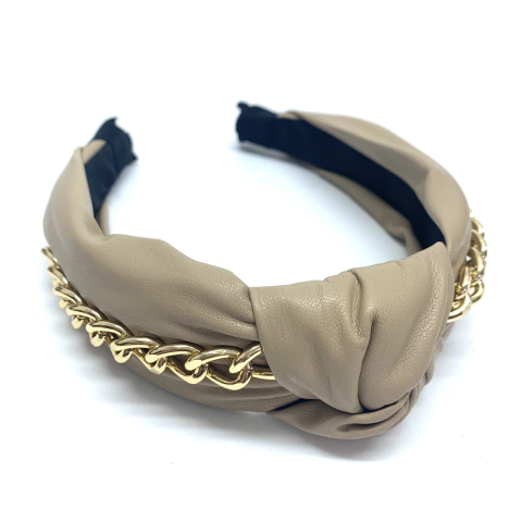 Vincha de cuerina - string - comprar online