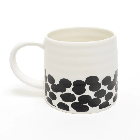 Taza Pincelado Negro