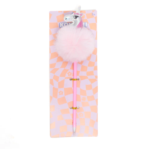 Lapicera pompon Unicornio - comprar online