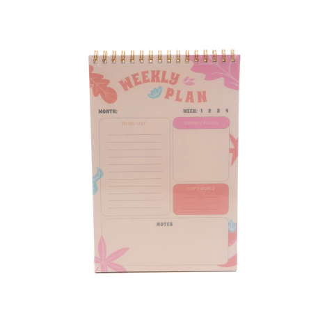 Planificador anillado estampado - comprar online