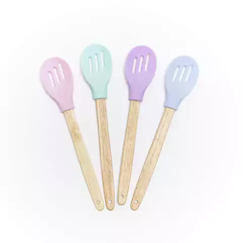 Cuchara con escurridor- Mango Madera