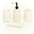 Set de baño ceramica - Clandestine Accesorios