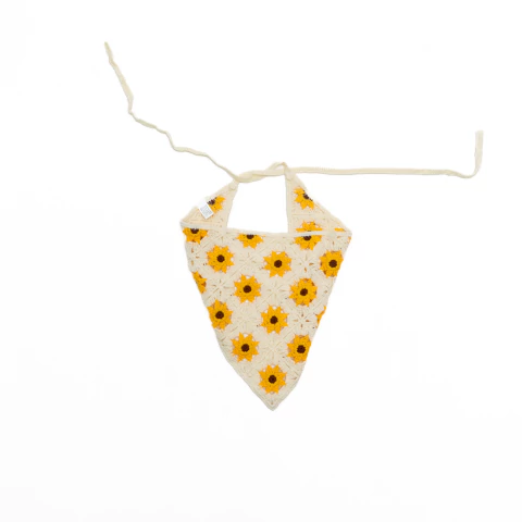 BANDANA FLOREADA TEJIDA - Clandestine Accesorios