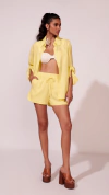 Shorts Barbara Amarelo
