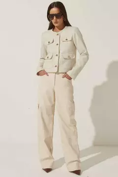 CASACO VICKY OFF WHITE - Zene Boutique