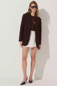 T-SHIRT GIGI MARROM - Zene Boutique