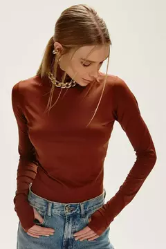 BLUSA MILA MARROM - Zene Boutique