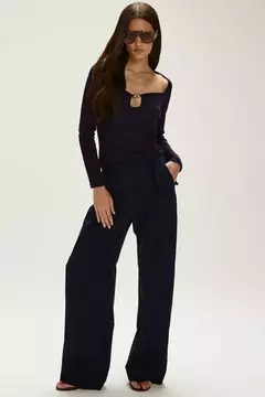 BLUSA MARLUCI AZUL MARINHO - Zene Boutique