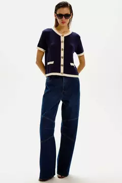 BLUSA MARTA AZUL MARINHO - Zene Boutique