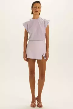 T-SHIRT LILAS - Zene Boutique