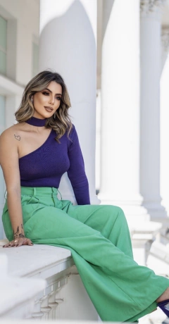 Blusa Alessandra Roxa - Zene Boutique