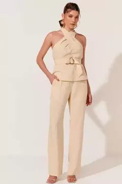 Calça Andriele Bege