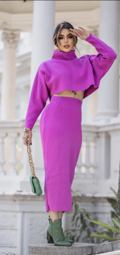 Saia Zara Fucsia