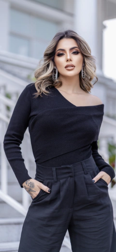 Blusa Charlotte Preta