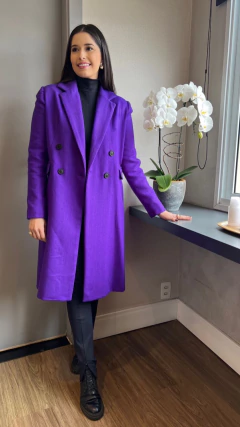 Casaco Hellen Roxo - comprar online