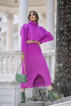 Saia Zara Fucsia - Zene Boutique