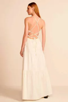 Vestido Leandra Off White - Zene Boutique