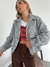 CHAQUETA GONF GRIS MELANGE - comprar online