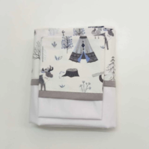 Sabana Cuna Comun tipi azul - comprar online